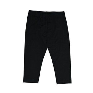 Los Angeles Apparel Cropped Legging in Black